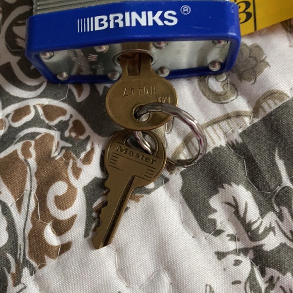 Brinks Other Brinks 6mm Padlock With Two Keys Poshmark